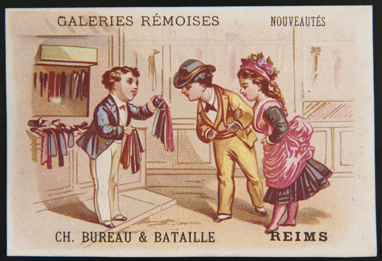 Hamelin carte réclame chromo Paris 1877 1995.1.1942.7 Photo