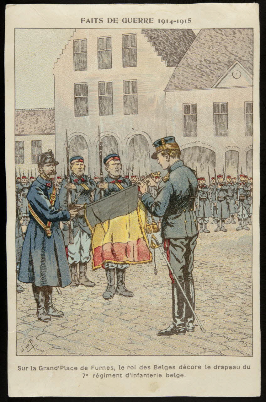 Job ; Hachette carte réclame chromo Paris 1915 1995.1.1958.1 Photo