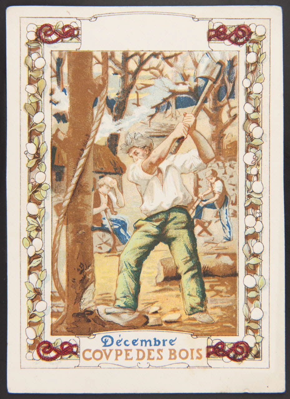 Herold; carte réclame chromo Paris 1895-1914 1995.1.1963.12 Photo