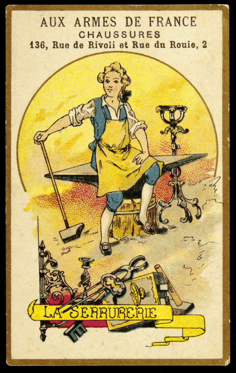 Herold; carte réclame chromo Paris 1895-1914 1995.1.1966.2 Photo