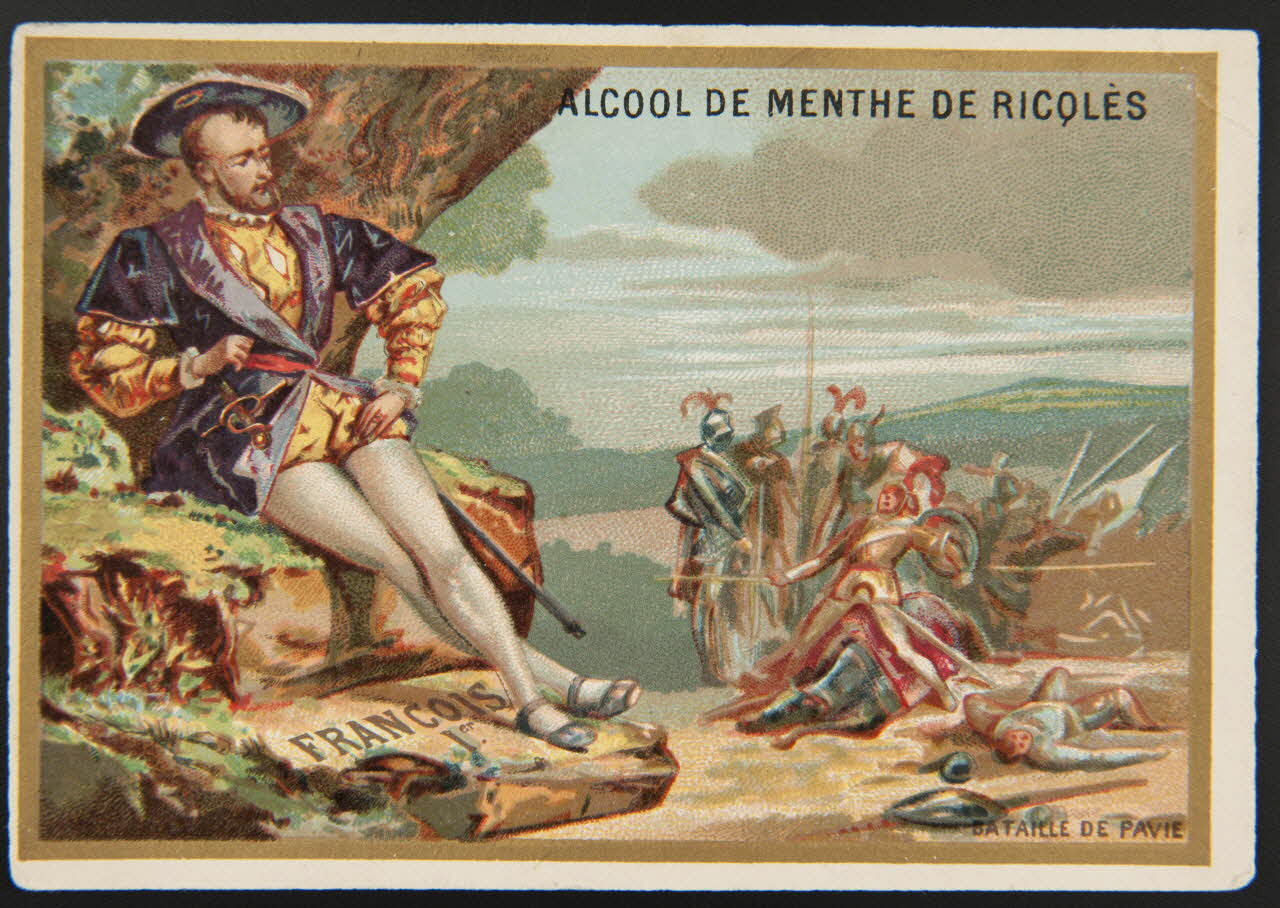 Jehenne ; L. Pacon carte réclame chromo Paris 1886-1889 1995.1.1978.2 Photo
