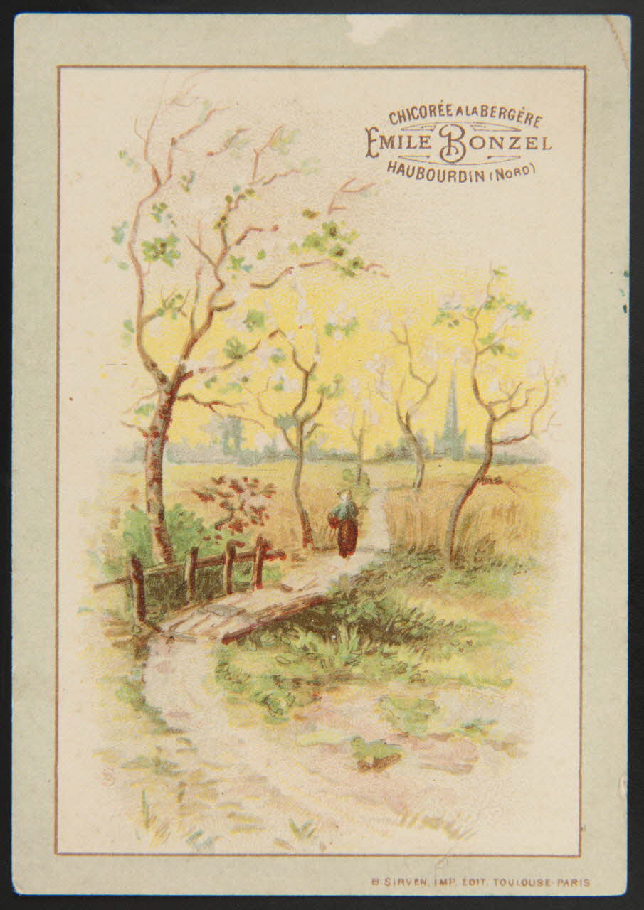 Jehenne carte réclame chromo Paris 1895-1935 1995.1.1981.19 Photo