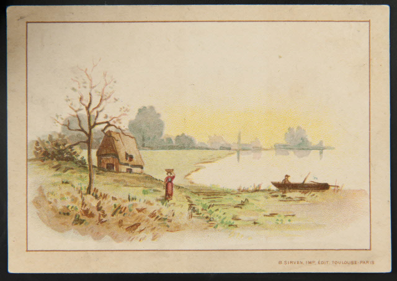 Jehenne carte réclame chromo Paris 1900-1935 1995.1.1981.2 Photo