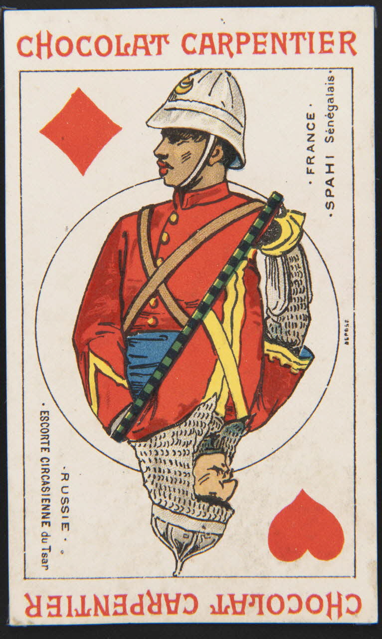 Gerbautz H. ; Courmont Frères carte réclame chromo Paris 1881-1889 1995.1.1984.2 Photo