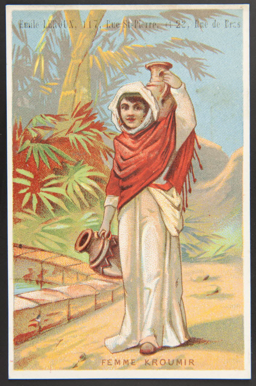 Herrieu carte réclame chromo Paris 1880-1900 1995.1.199.1 Photo