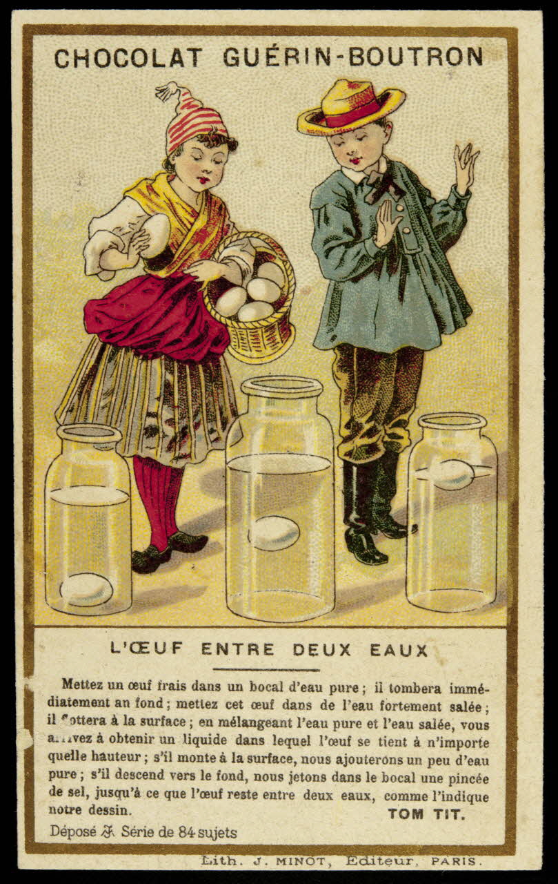 Vallet-Minot et Cie carte réclame chromo Paris 1889-1901 1995.1.2006.11 Photo