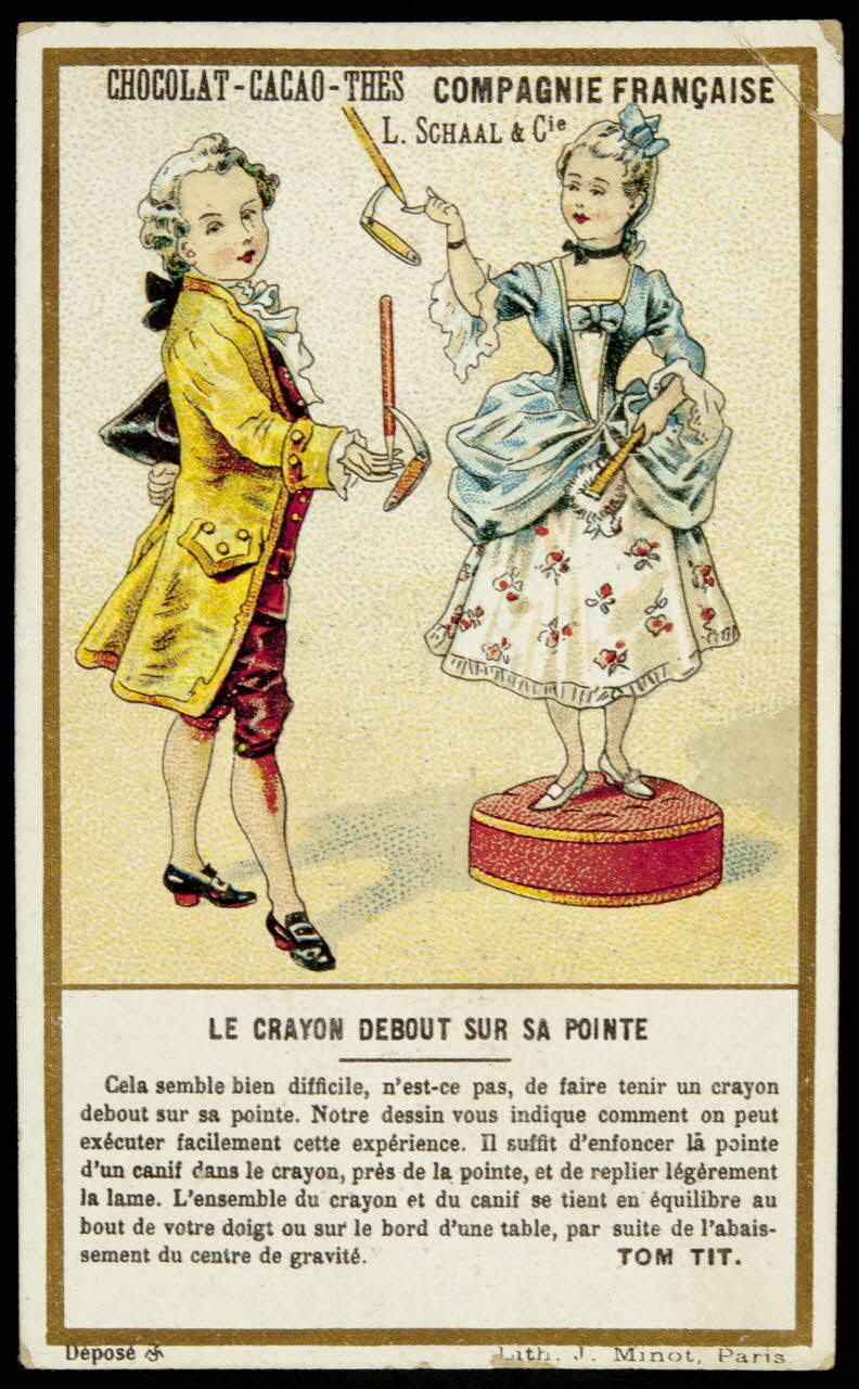 Vallet-Minot et Cie carte réclame chromo Paris 1889-1901 1995.1.2006.6 Photo