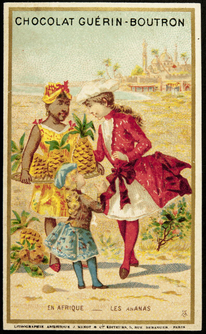 Vallet-Minot et Cie carte réclame chromo Paris 1889-1901 1995.1.2012.1 Photo