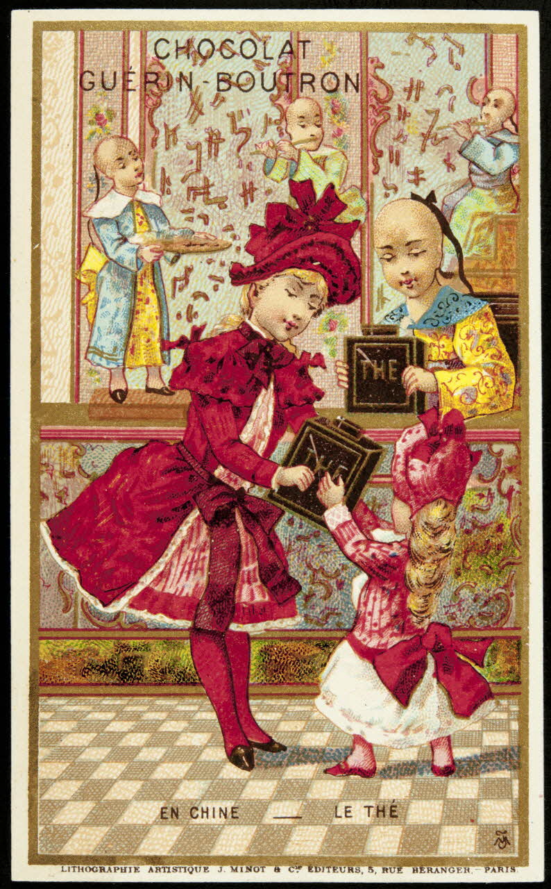 Vallet-Minot et Cie carte réclame chromo Paris 1889-1901 1995.1.2012.2 Photo