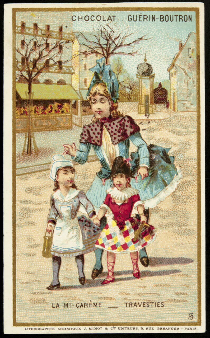 Vallet-Minot et Cie carte réclame chromo Paris 1889-1901 1995.1.2013.2 Photo