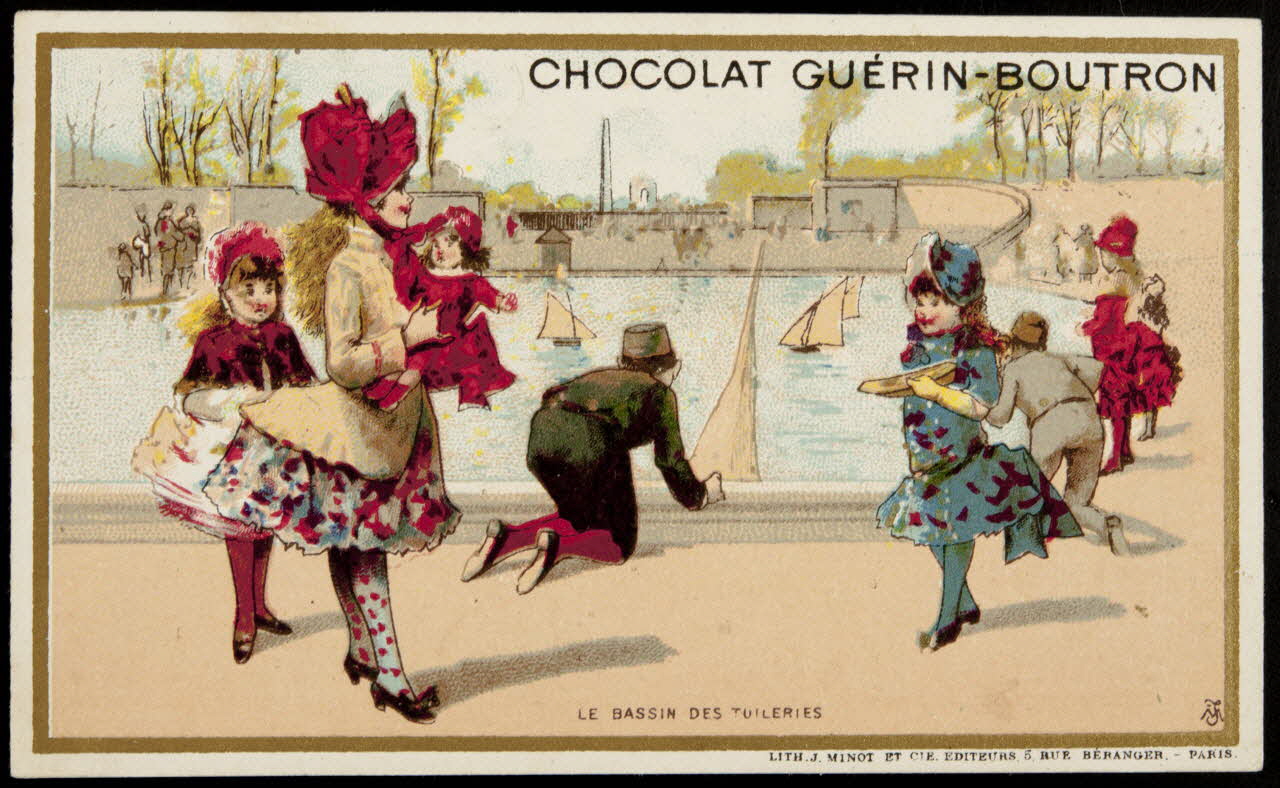 Vallet-Minot et Cie carte réclame chromo Paris 1889-1901 1995.1.2016.3 Photo