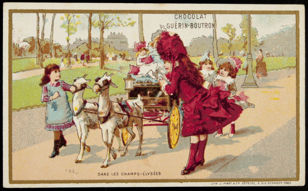 Vallet-Minot et Cie carte réclame chromo Paris 1889-1901 1995.1.2016.5 Photo