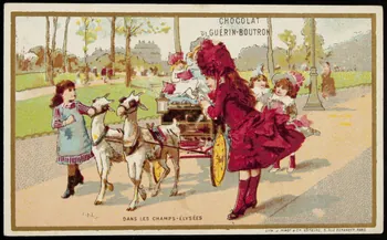 Vallet-Minot et Cie carte réclame chromo Paris 1889-1901 1995.1.2016.5 Photo