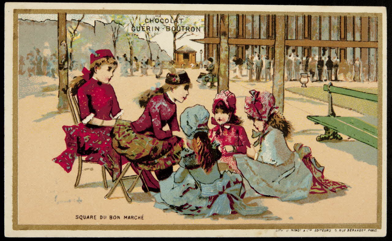 Vallet-Minot et Cie carte réclame chromo Paris 1889-1901 1995.1.2016.6 Photo