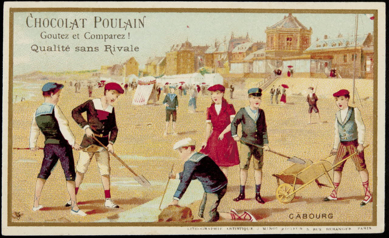 Vallet-Minot et Cie carte réclame chromo Paris 1889-1901 1995.1.2019.2 Photo