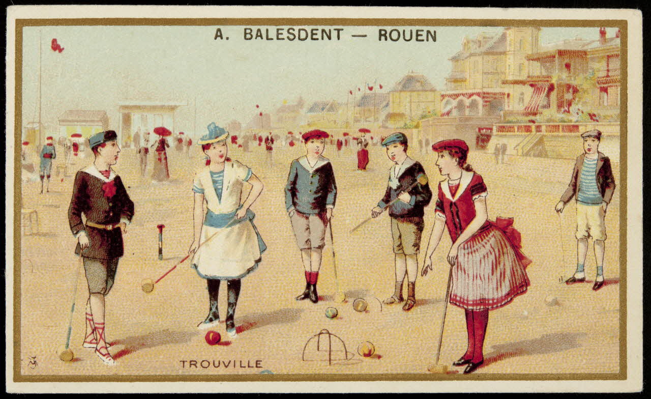 Vallet-Minot et Cie carte réclame chromo Paris 1889-1901 1995.1.2019.3 Photo