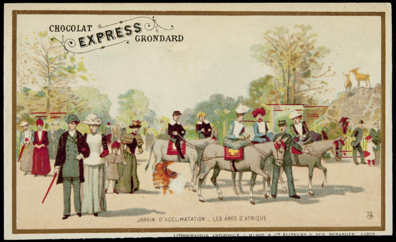 Vallet-Minot et Cie carte réclame chromo Paris 1889-1901 1995.1.2021.1 Photo