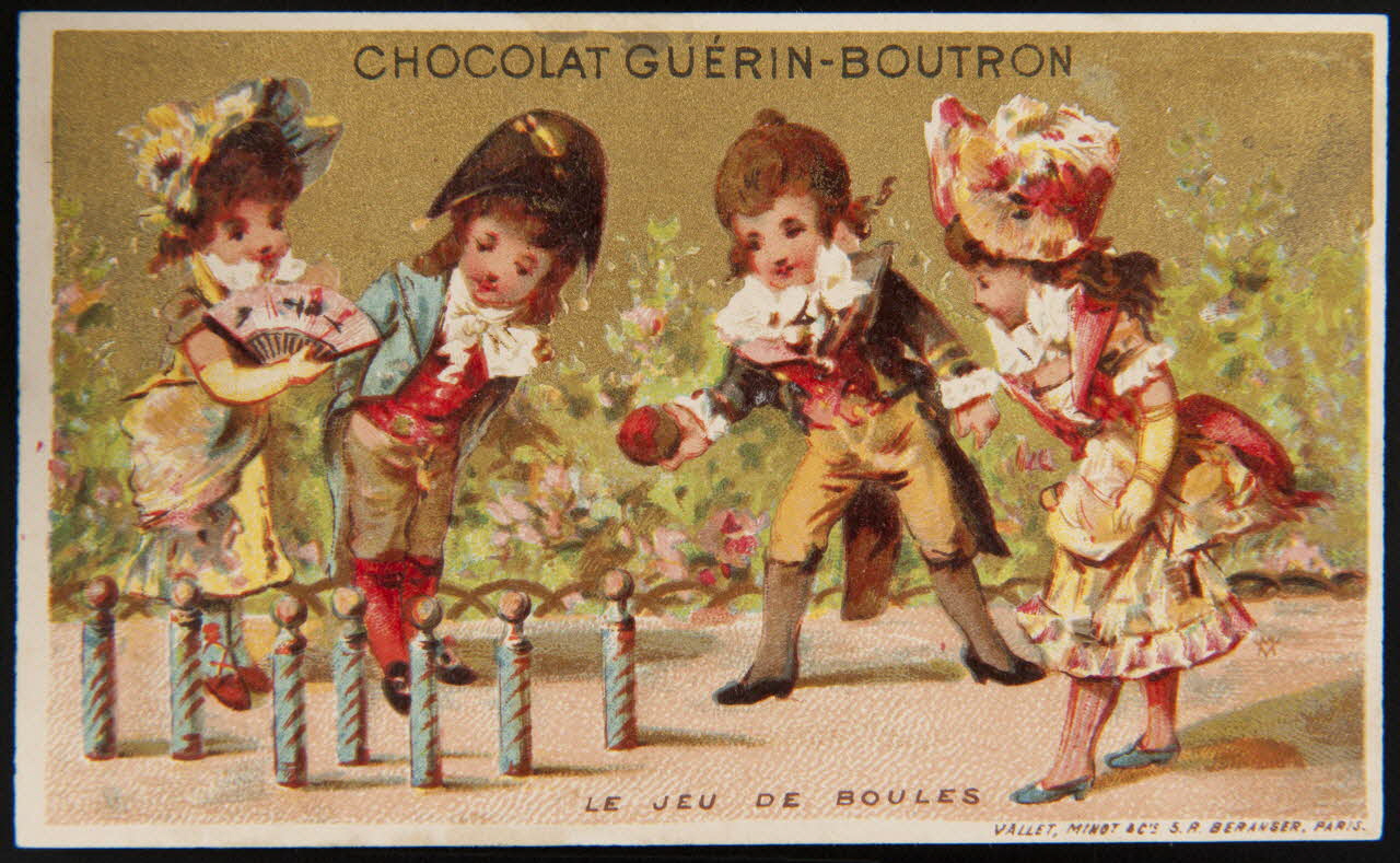 Vallet-Minot et Cie carte réclame chromo Paris 1881-1884 1995.1.2028.3 Photo