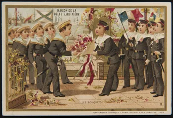 Vallet-Minot et Cie carte réclame chromo Paris 1889 1995.1.2034.2 Photo