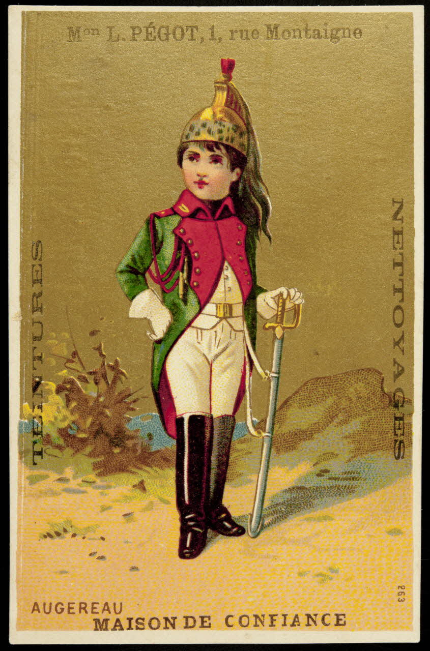 carte réclame chromo Paris 1881-1889 1995.1.204.3 Photo