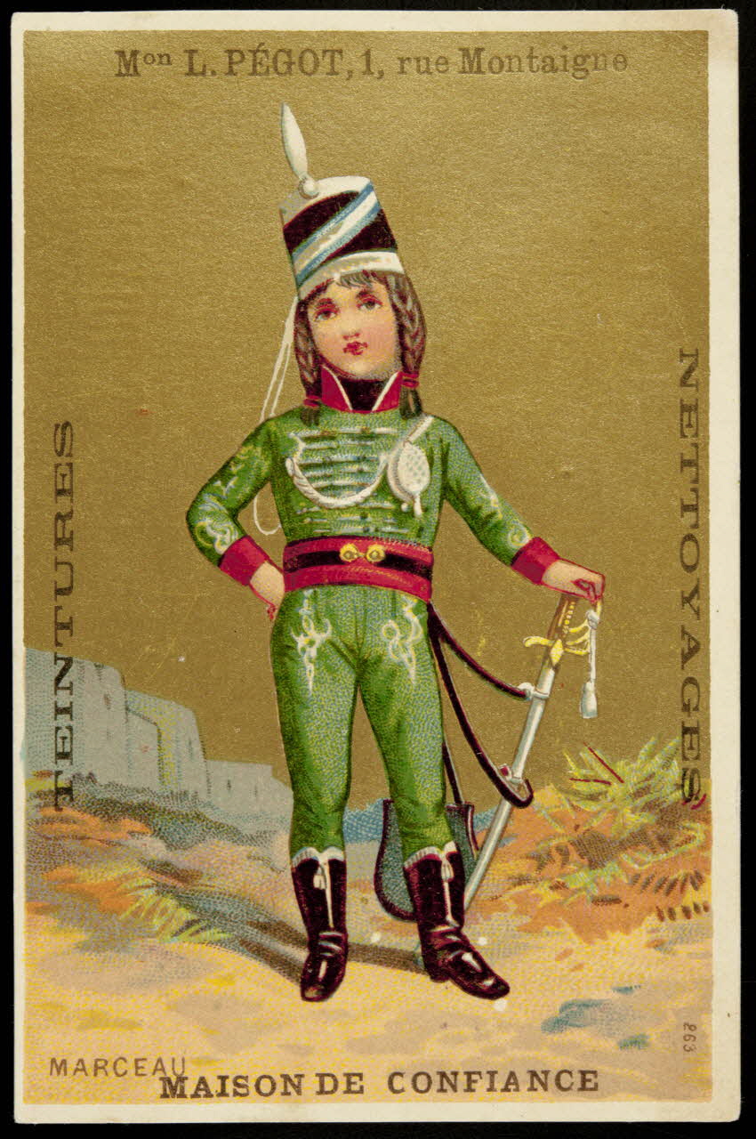 carte réclame chromo Paris 1881-1889 1995.1.204.6 Photo