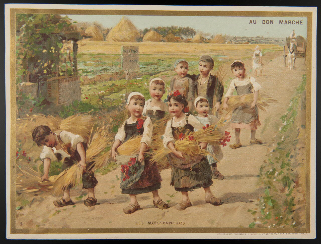 Vallet-Minot et Cie carte réclame chromo Paris 1889 1995.1.2042.1 Photo