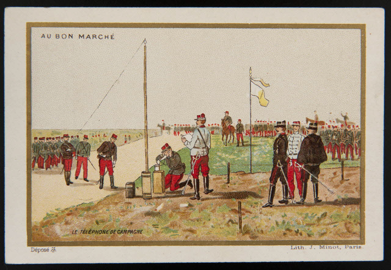 Vallet-Minot et Cie carte réclame chromo Paris 1889-1901 1995.1.2054.3 Photo