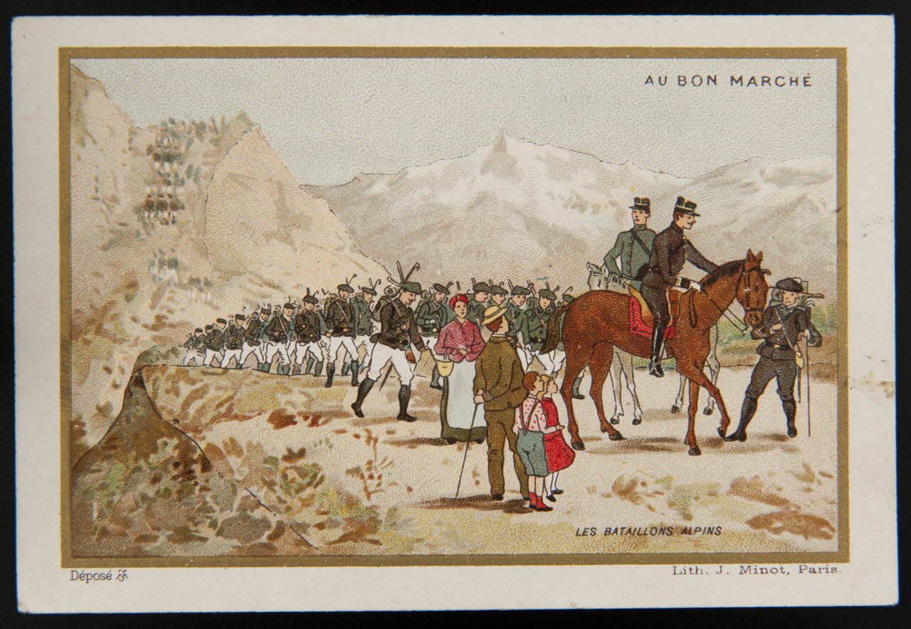 Vallet-Minot et Cie carte réclame chromo Paris 1889-1901 1995.1.2054.4 Photo