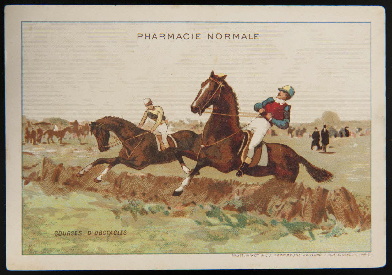 Vallet-Minot et Cie carte réclame chromo Paris 1881-1884 1995.1.2055.2 Photo