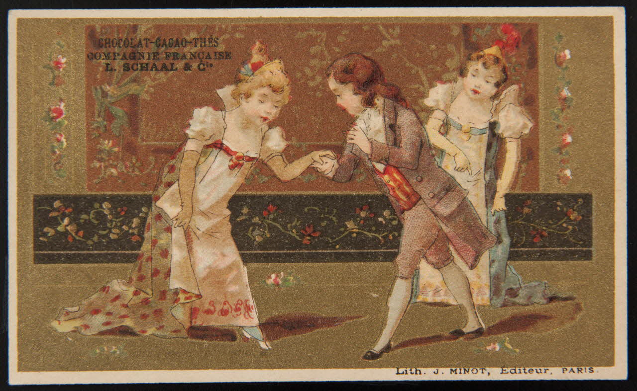 Vallet-Minot et Cie carte réclame chromo Paris 1889-1901 1995.1.2058.6 Photo