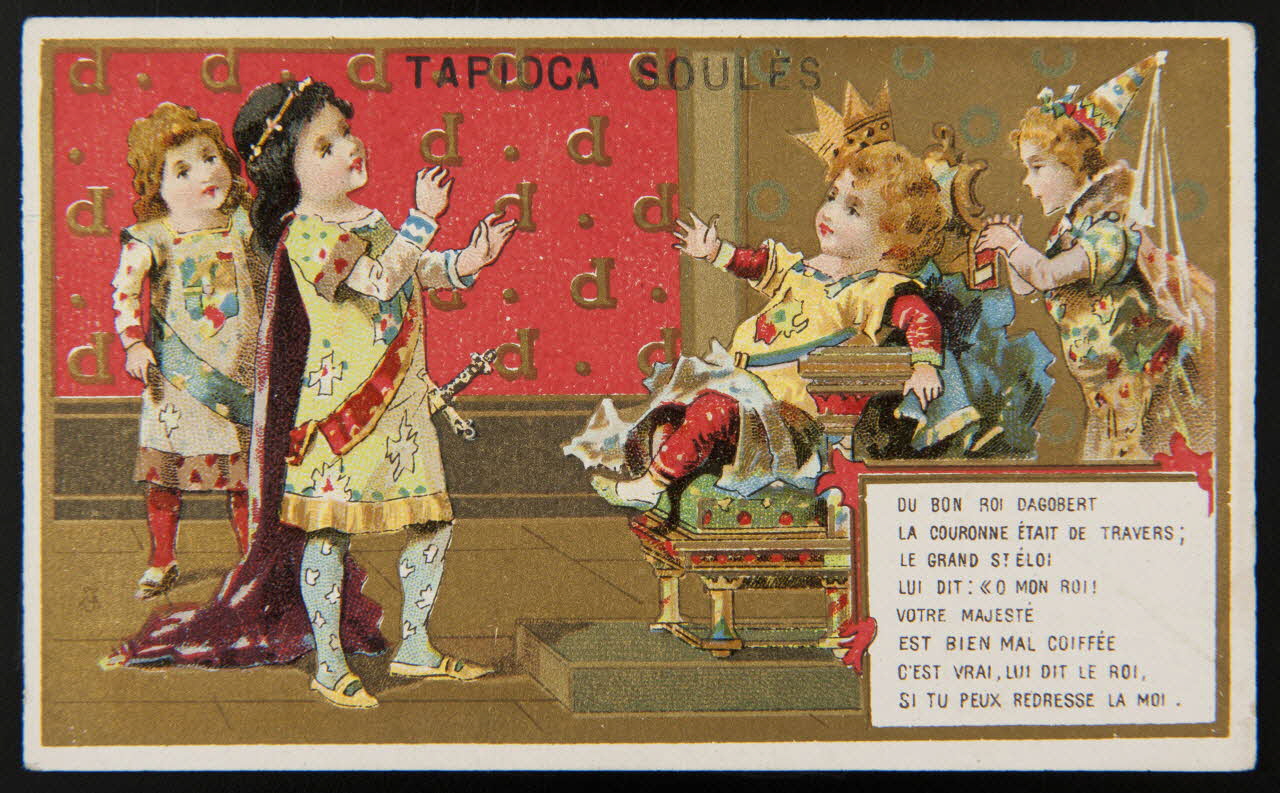 Vallet-Minot et Cie carte réclame chromo Paris 1889-1901 1995.1.2063.1 Photo