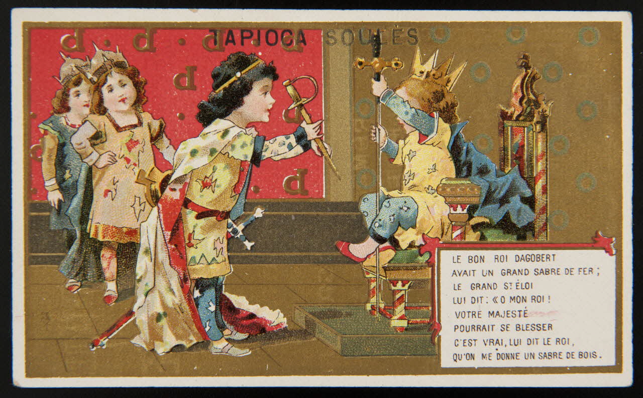 Vallet-Minot et Cie carte réclame chromo Paris 1889-1901 1995.1.2063.3 Photo