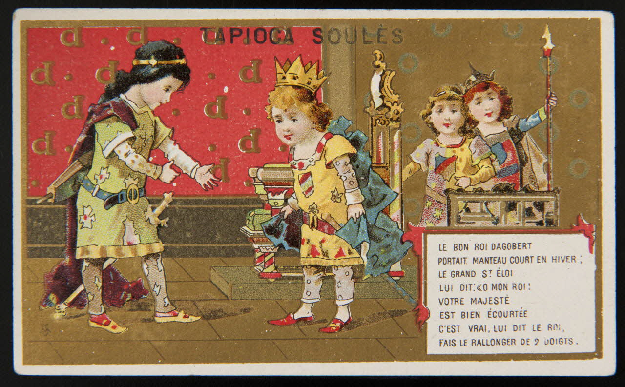 Vallet-Minot et Cie carte réclame chromo Paris 1889-1901 1995.1.2063.5 Photo