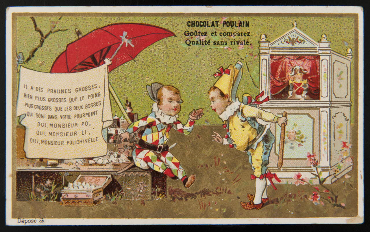 Vallet-Minot et Cie carte réclame chromo Paris 1889 1995.1.2064.1 Photo