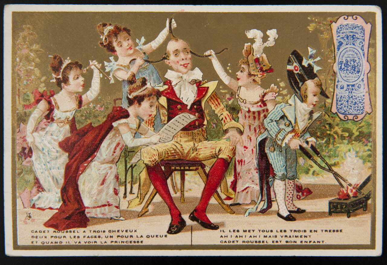 Vallet-Minot et Cie carte réclame chromo Paris 1889 1995.1.2065.3 Photo