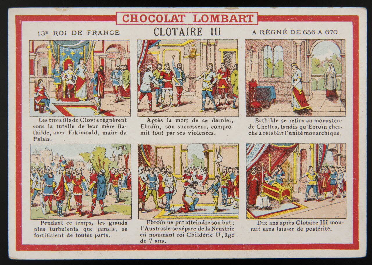 Vallet-Minot et Cie carte réclame chromo Paris 1889 1995.1.2067.11 Photo