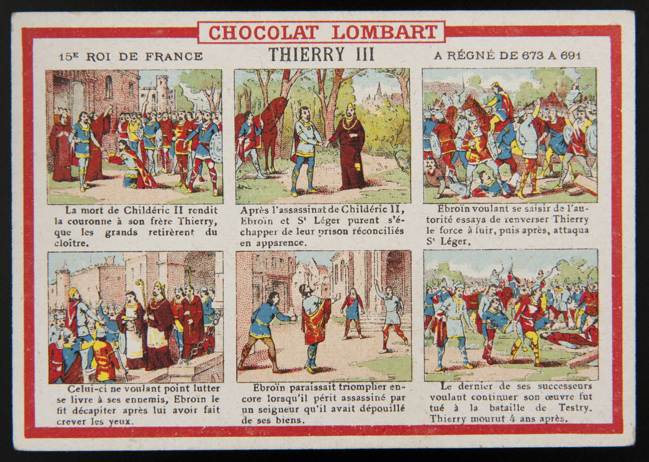 Vallet-Minot et Cie carte réclame chromo Paris 1889 1995.1.2067.13 Photo