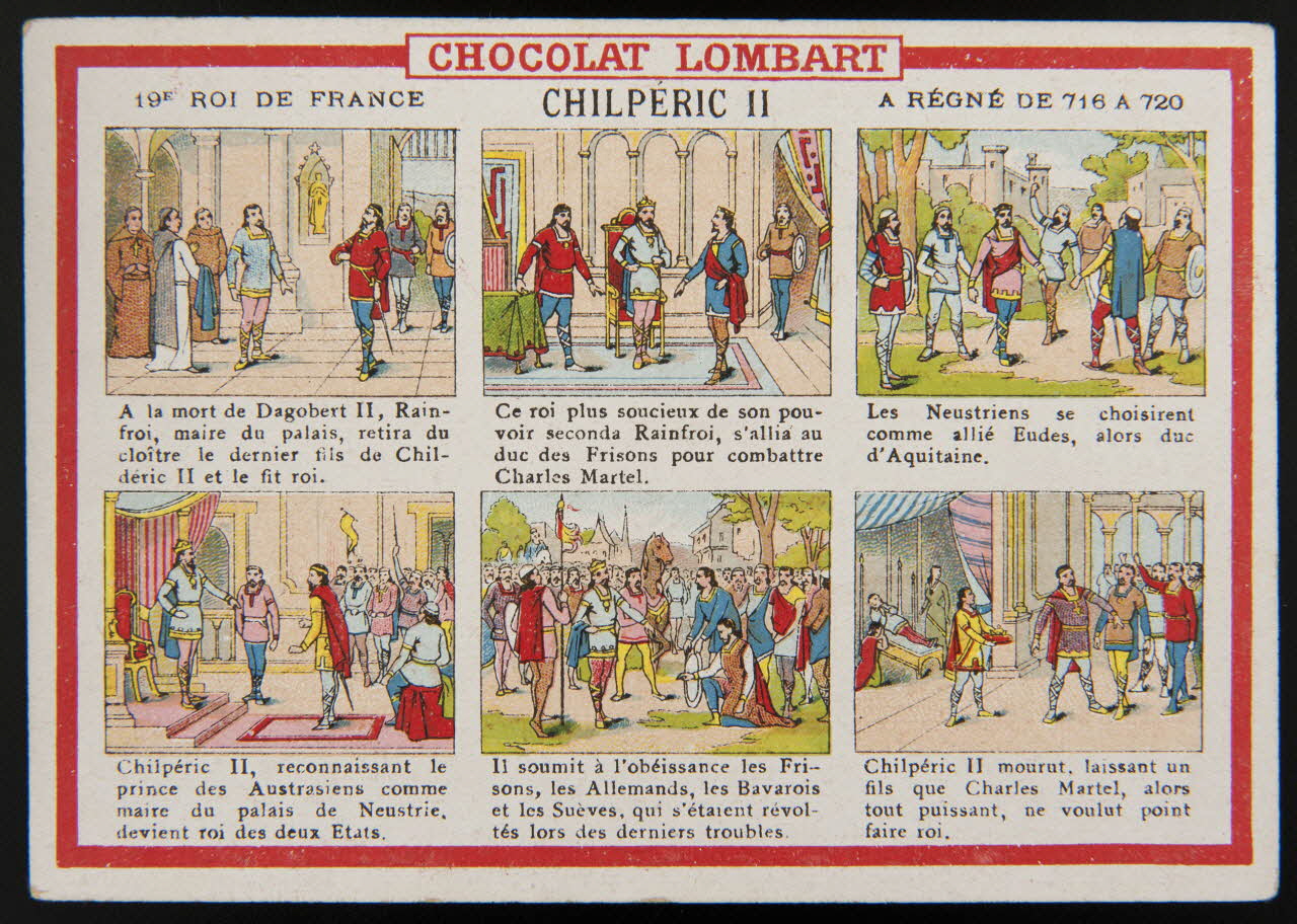 Vallet-Minot et Cie carte réclame chromo Paris 1889 1995.1.2067.17 Photo