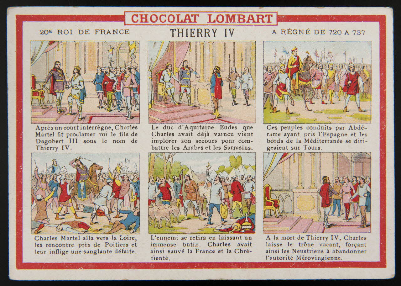 Vallet-Minot et Cie carte réclame chromo Paris 1889 1995.1.2067.18 Photo
