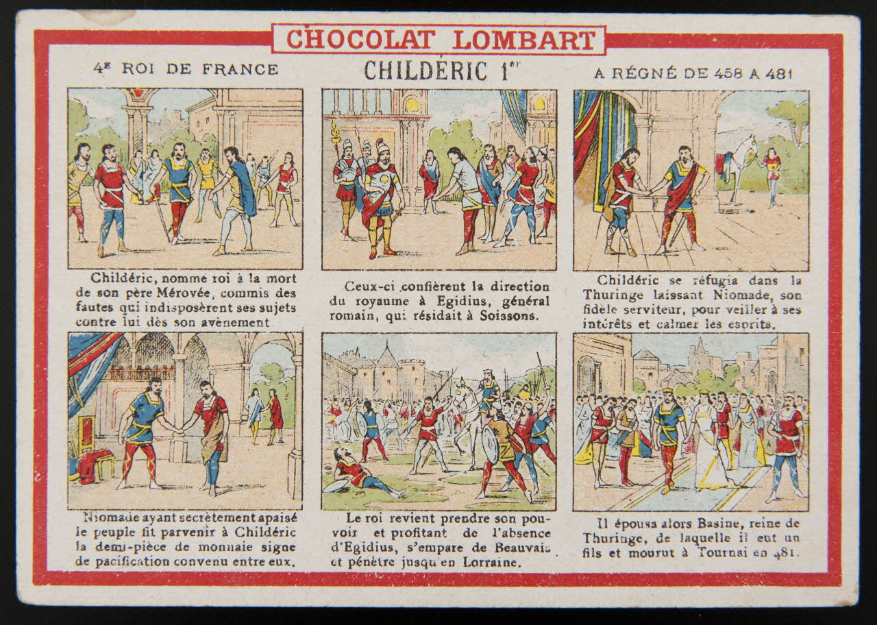 Vallet-Minot et Cie carte réclame chromo Paris 1889 1995.1.2067.2 Photo
