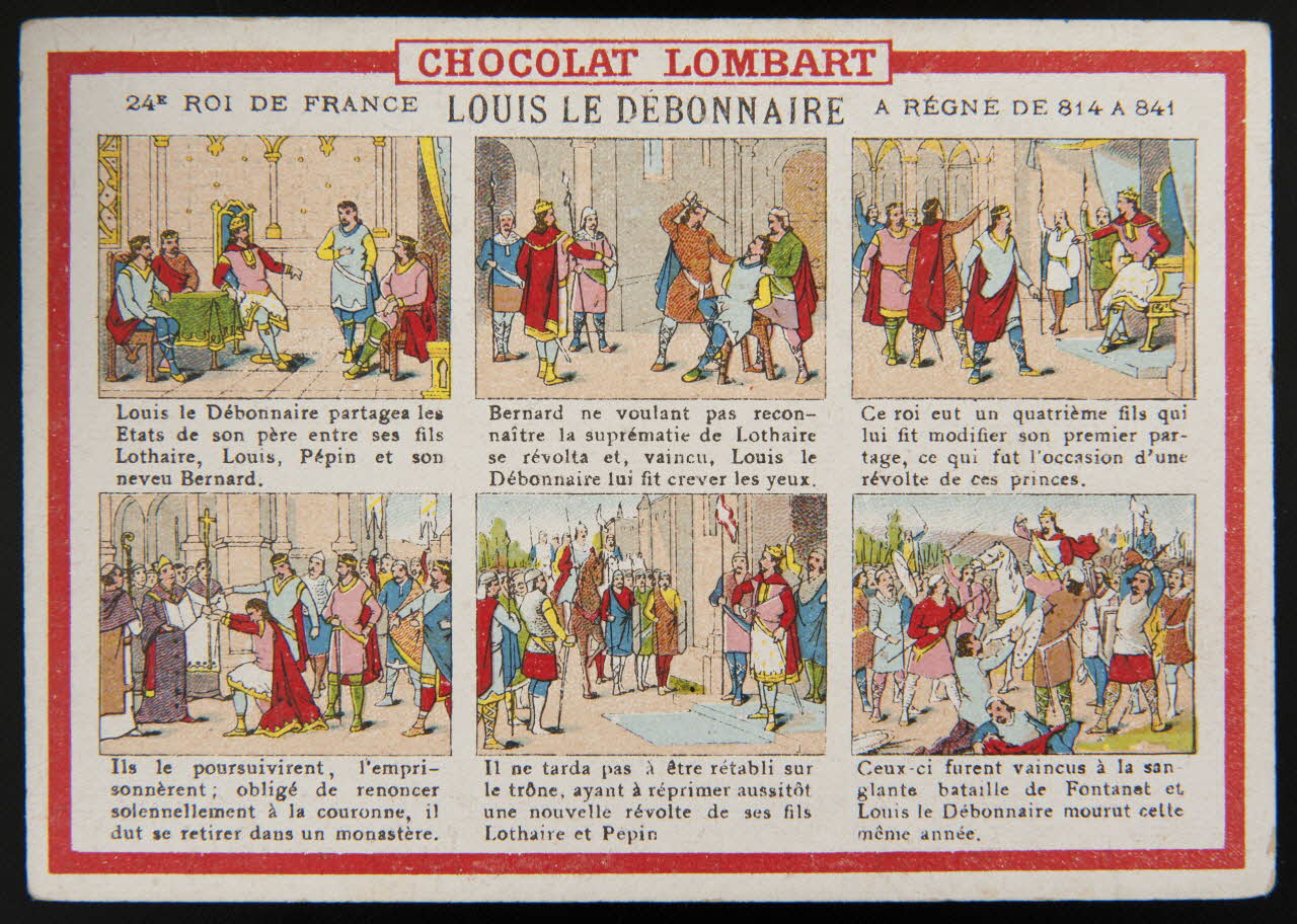 Vallet-Minot et Cie carte réclame chromo Paris 1889 1995.1.2067.22 Photo