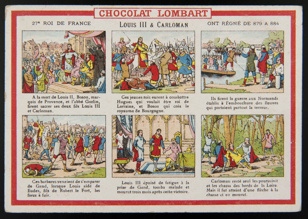 Vallet-Minot et Cie carte réclame chromo Paris 1889 1995.1.2067.25 Photo