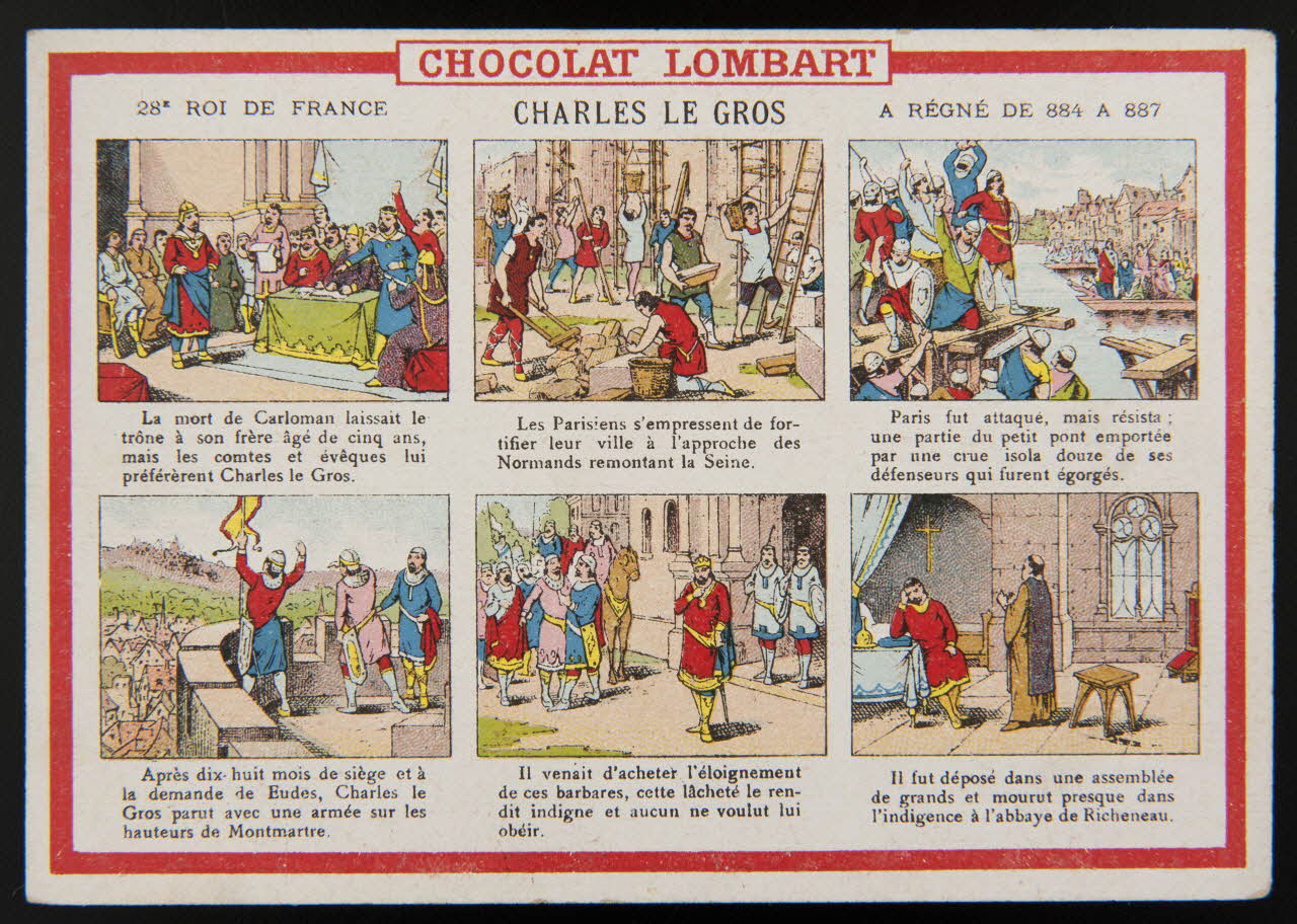 Vallet-Minot et Cie carte réclame chromo Paris 1889 1995.1.2067.26 Photo