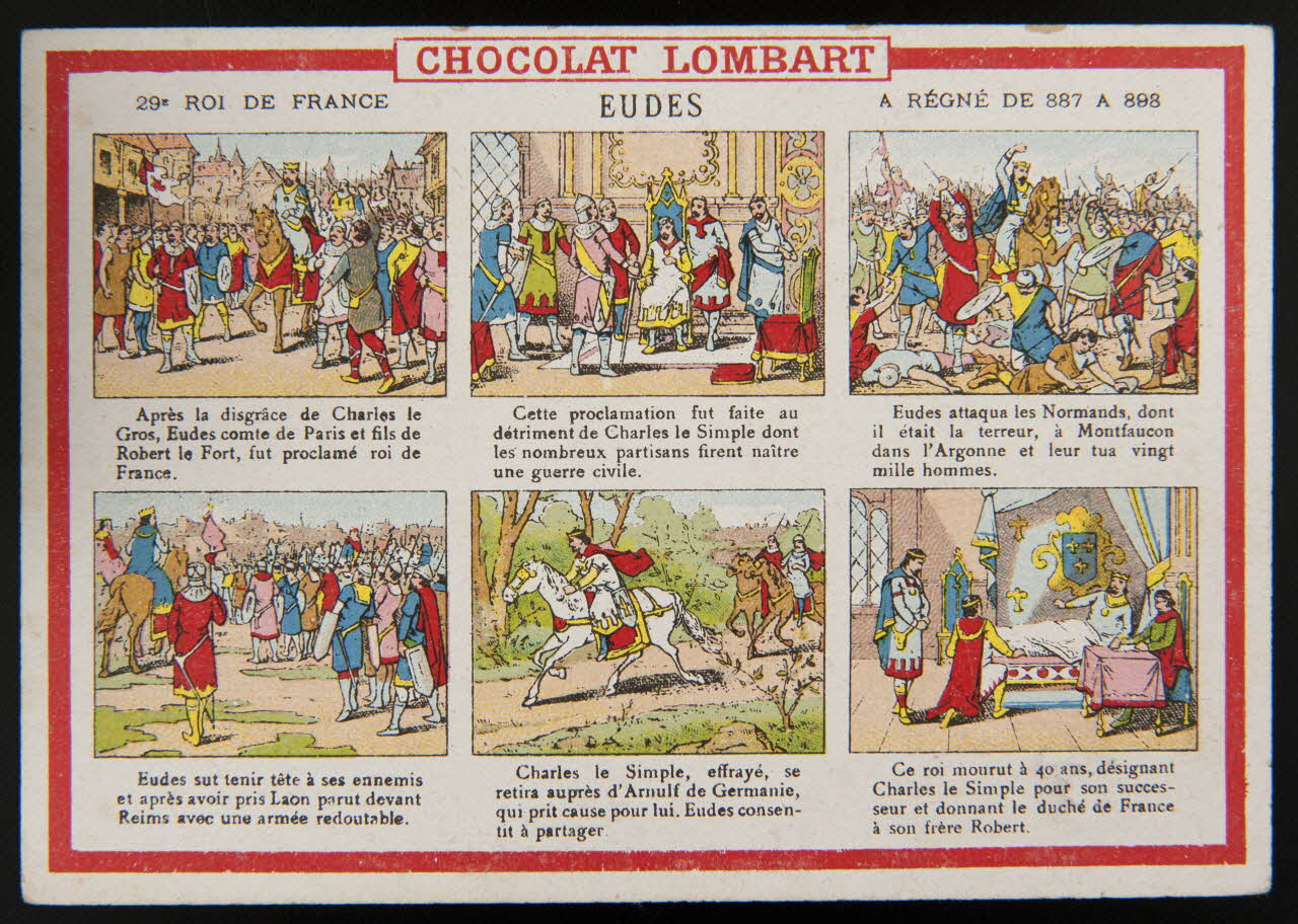 Vallet-Minot et Cie carte réclame chromo Paris 1889 1995.1.2067.27 Photo