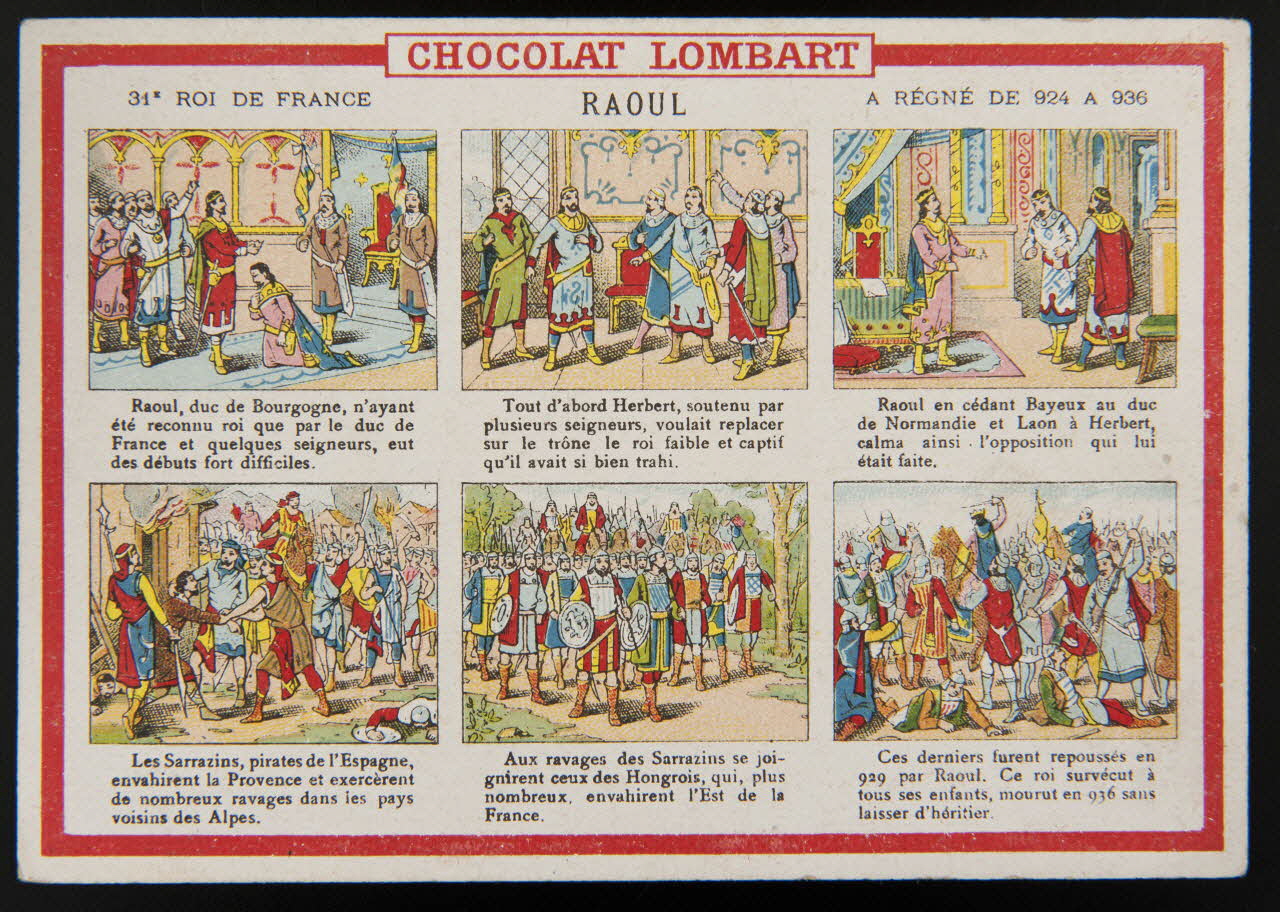 Vallet-Minot et Cie carte réclame chromo Paris 1889 1995.1.2067.29 Photo