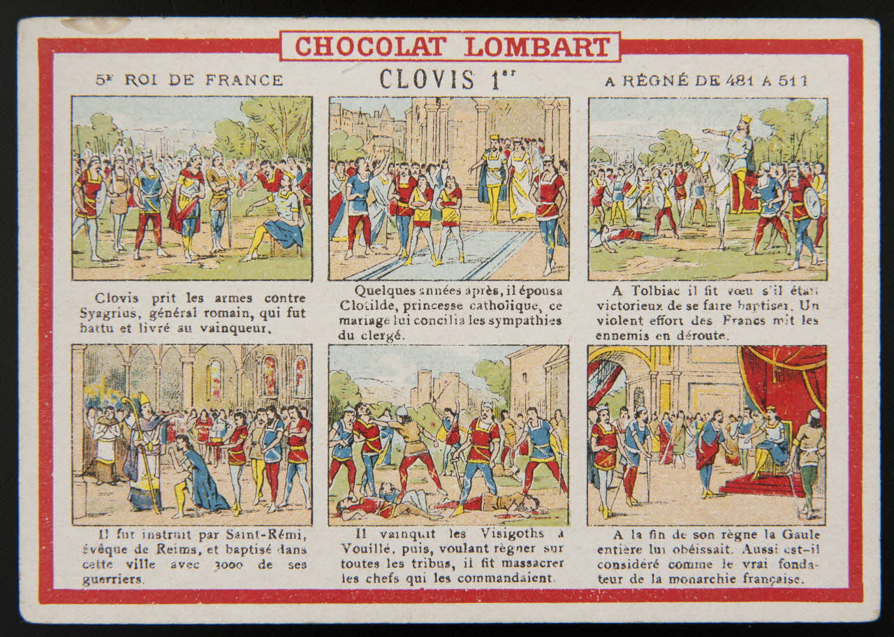 Vallet-Minot et Cie carte réclame chromo Paris 1889 1995.1.2067.3 Photo