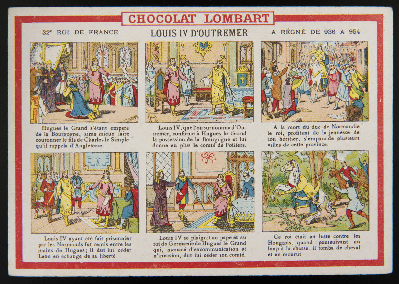 Vallet-Minot et Cie carte réclame chromo Paris 1889 1995.1.2067.30 Photo