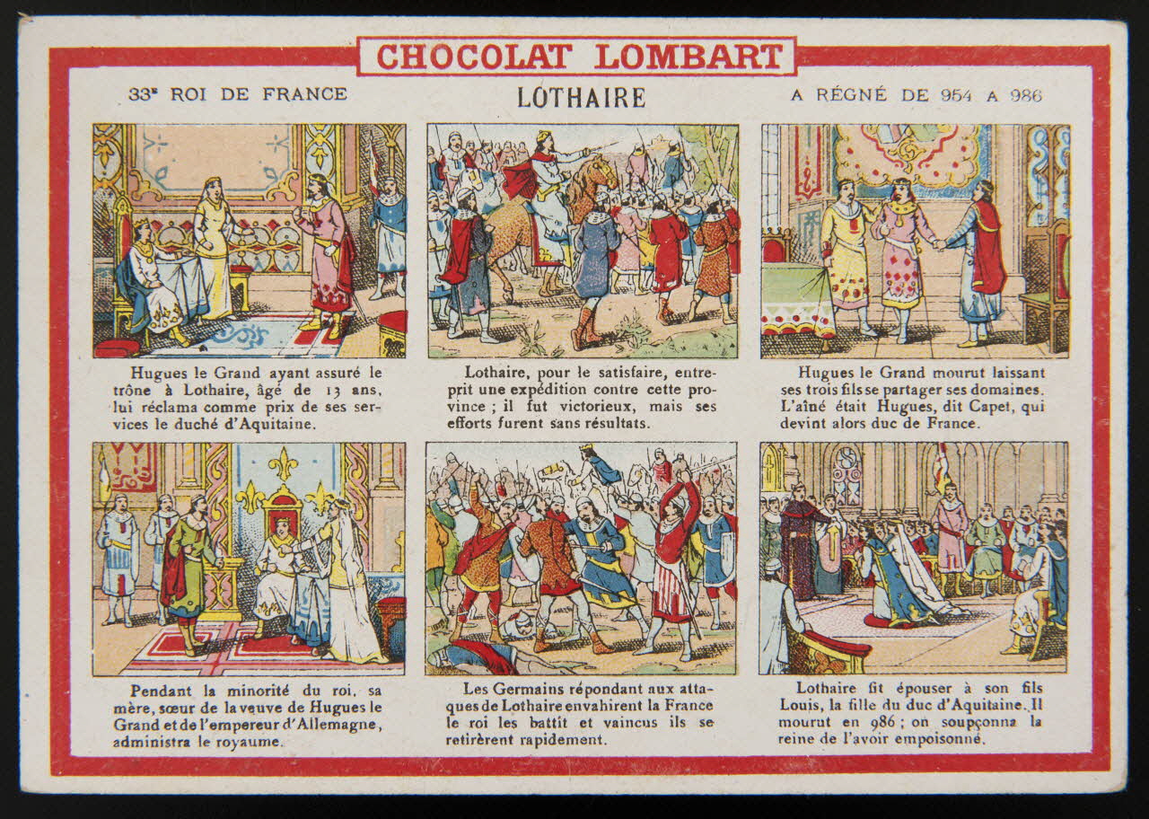 Vallet-Minot et Cie carte réclame chromo Paris 1889 1995.1.2067.31 Photo