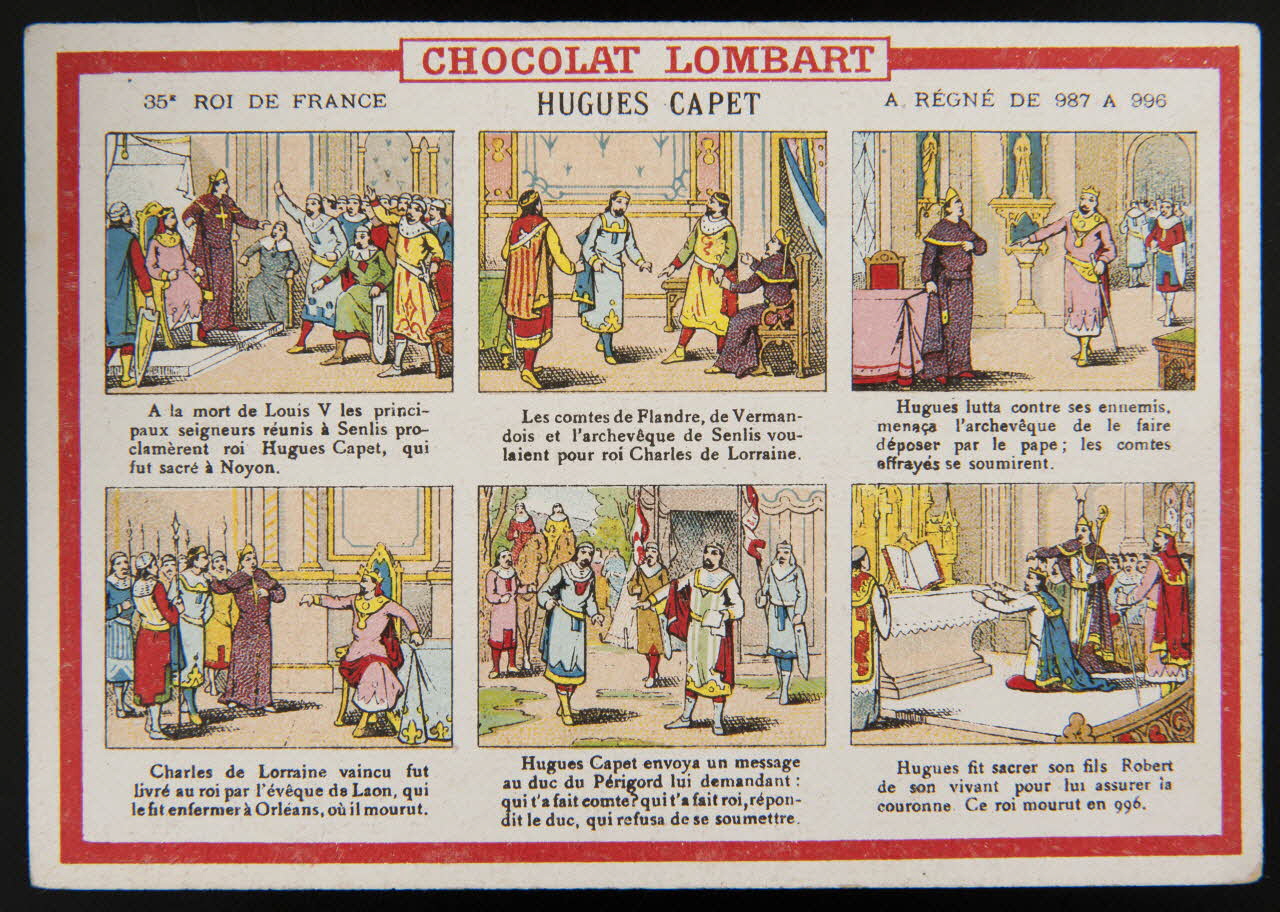 Vallet-Minot et Cie carte réclame chromo Paris 1889 1995.1.2067.34 Photo