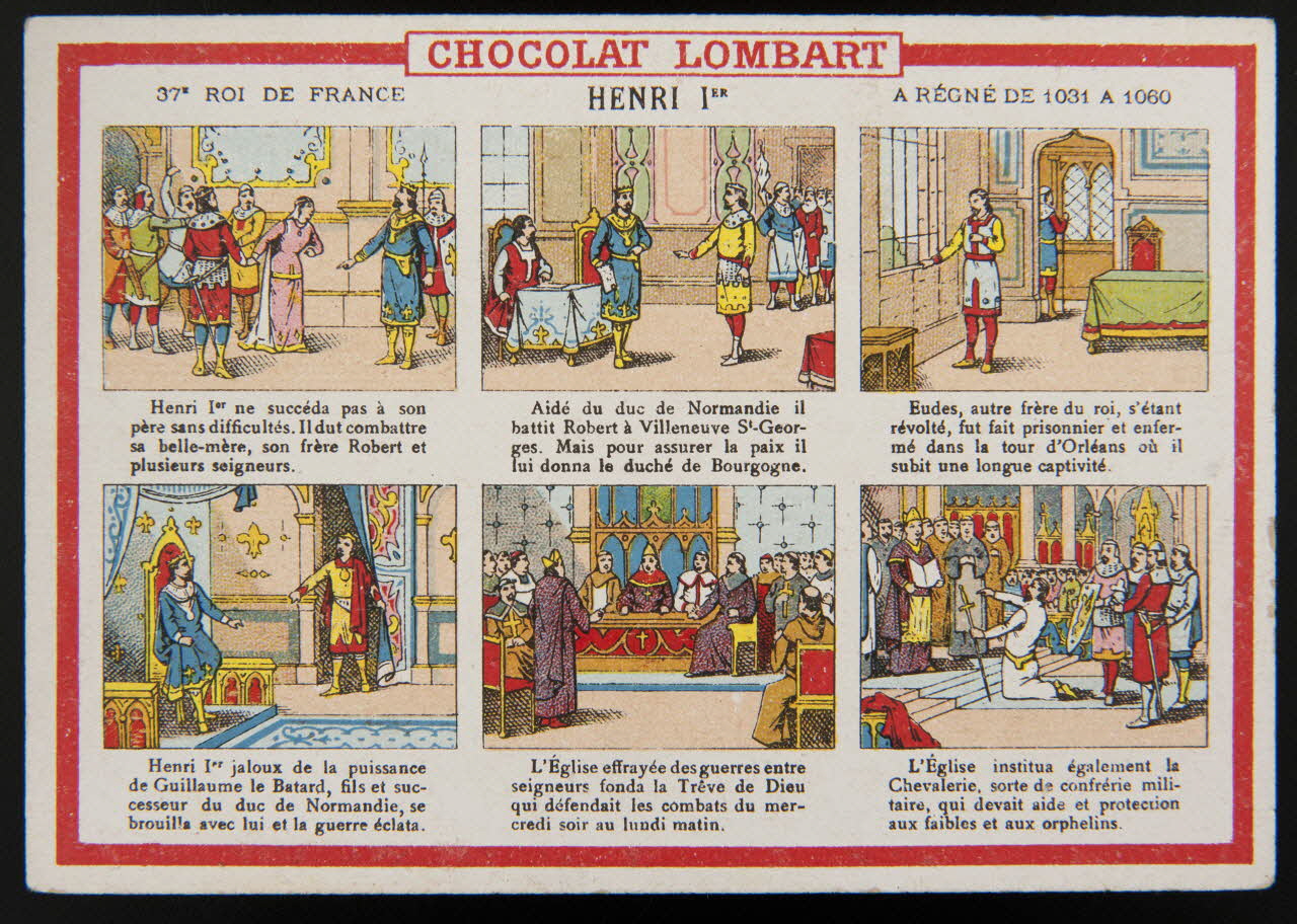 Vallet-Minot et Cie carte réclame chromo Paris 1889 1995.1.2067.37 Photo